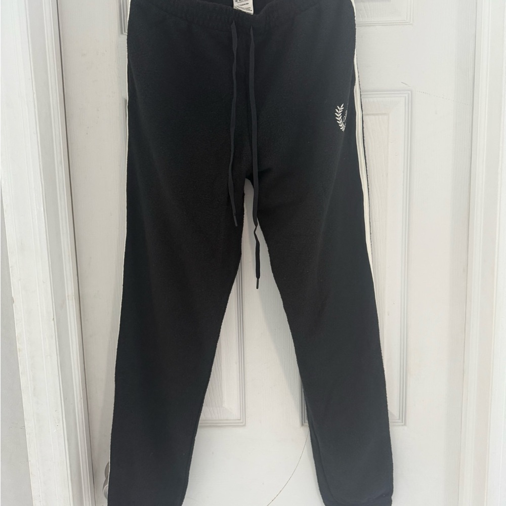 PINK Victoria's Secret Black Fleece Pants